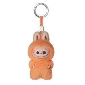 THE MONSTERS mini Labubu Pin for Love Series Vinyl Plush Pendant letter J